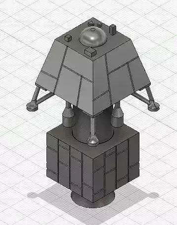 3D Print Model of Chandrayaan-3 3D print model