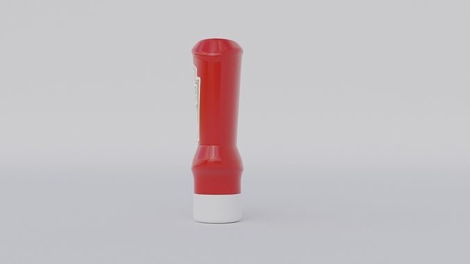 Heinz Tomato Ketchup Low-poly 3D model 5