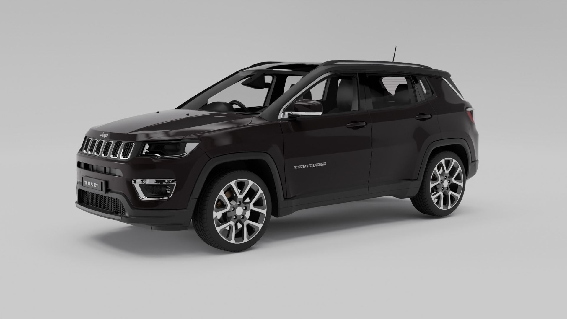 Jeep Compass 2021 3d Model 3D model_3