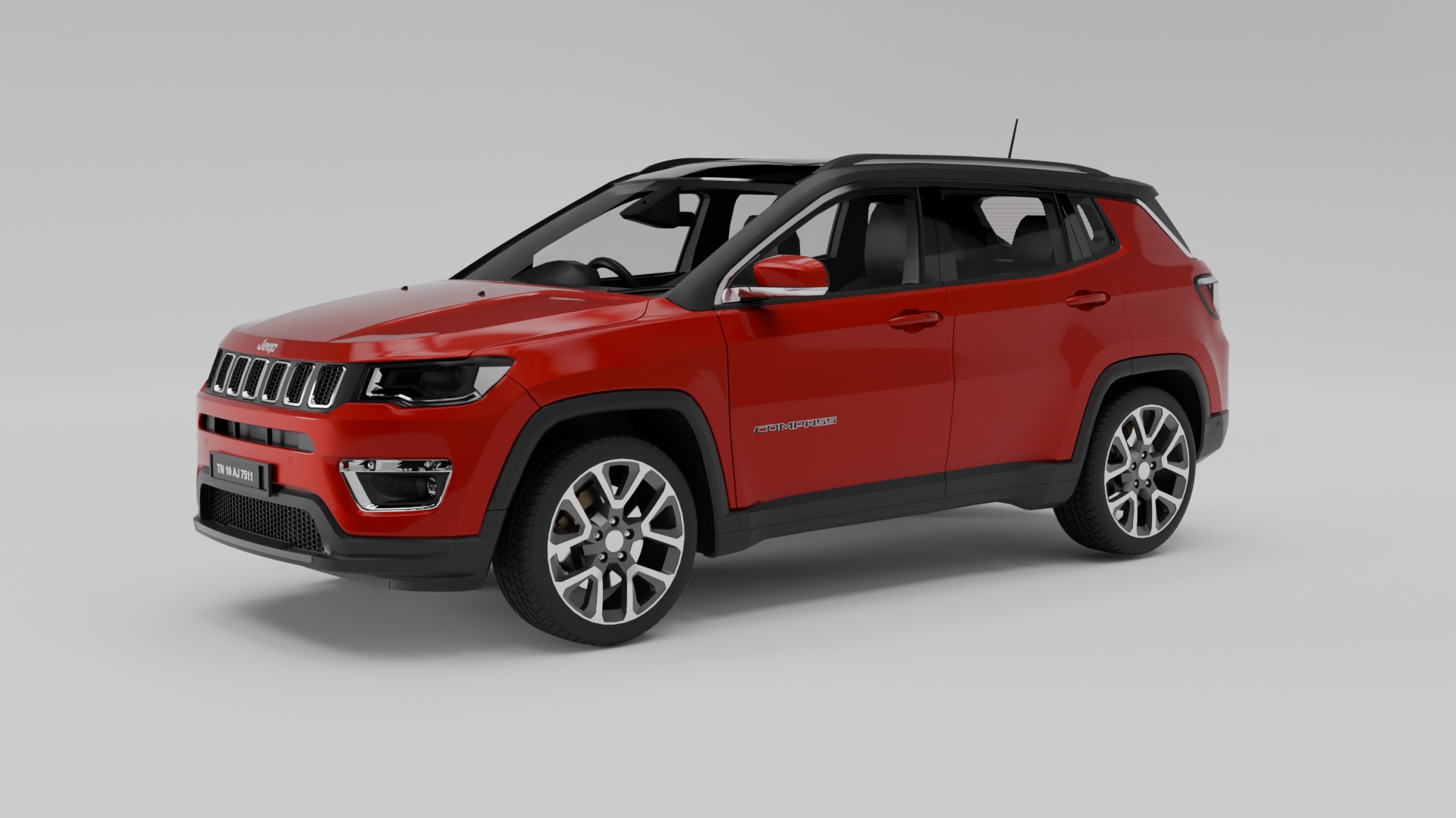 Jeep Compass 2021 3d Model 3D model_1