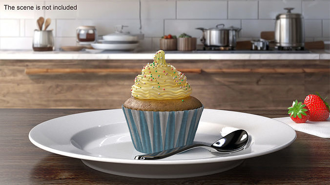 Cupcake Dessert 3D model