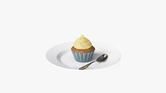 Cupcake Dessert 3D model 5