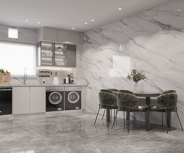Modern kitchen 3D model 3