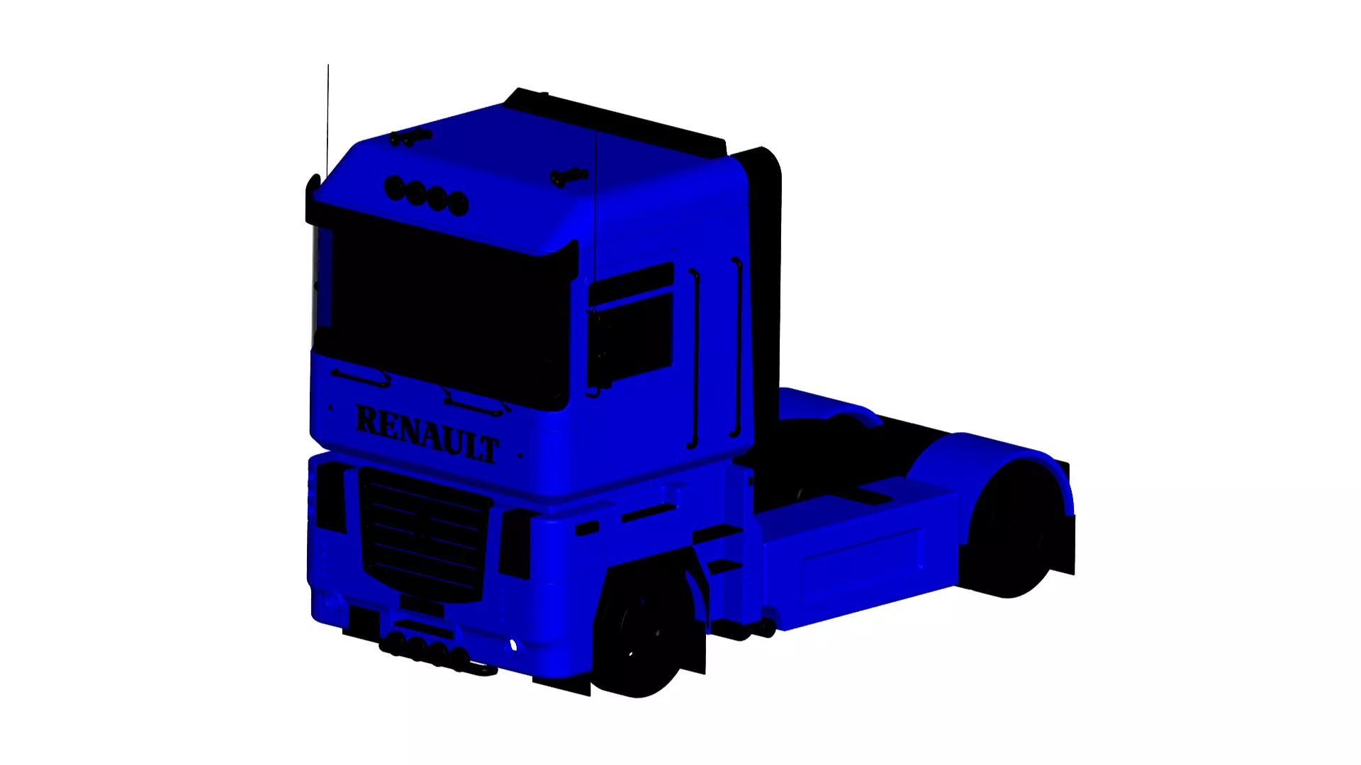 Magnum Trailer 3D model