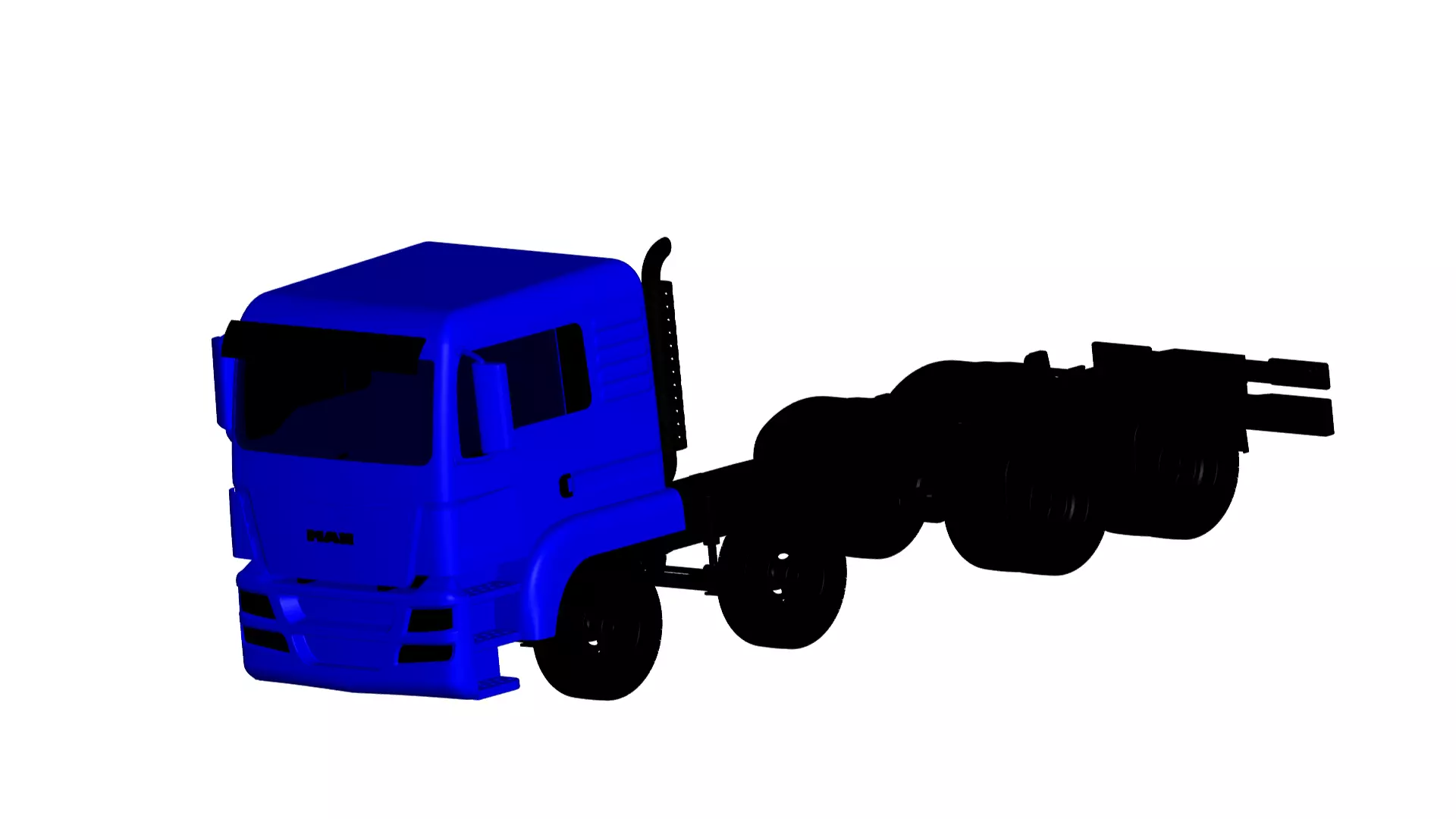 MAN TGS Truck 3D model_0
