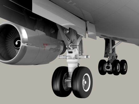 Airbus A310 Lufthansa 3D model_4