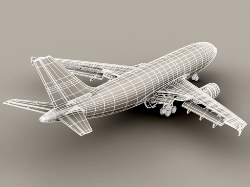 Airbus A310 Lufthansa 3D model_9
