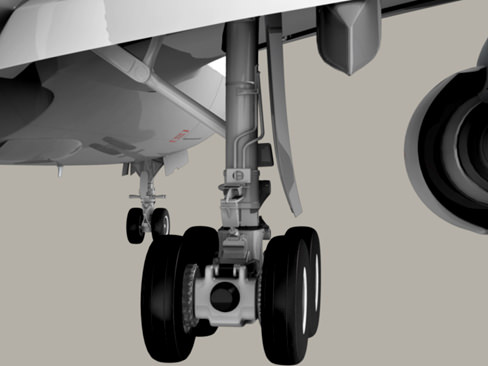 Airbus A310 Lufthansa 3D model_5