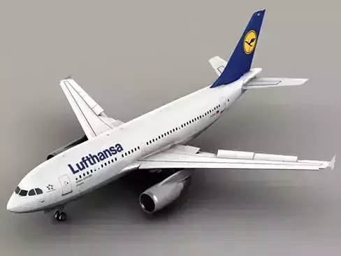 Airbus A310 Lufthansa 3D model