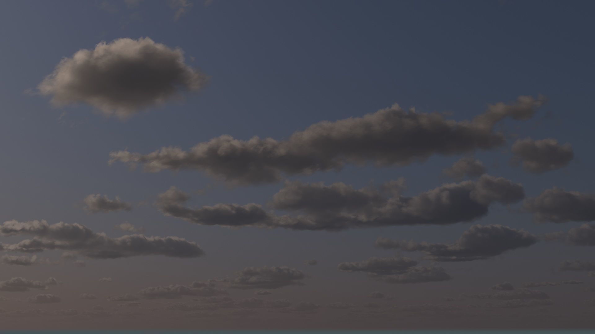 Morning At Half Past Five AM Sky 3D model_6