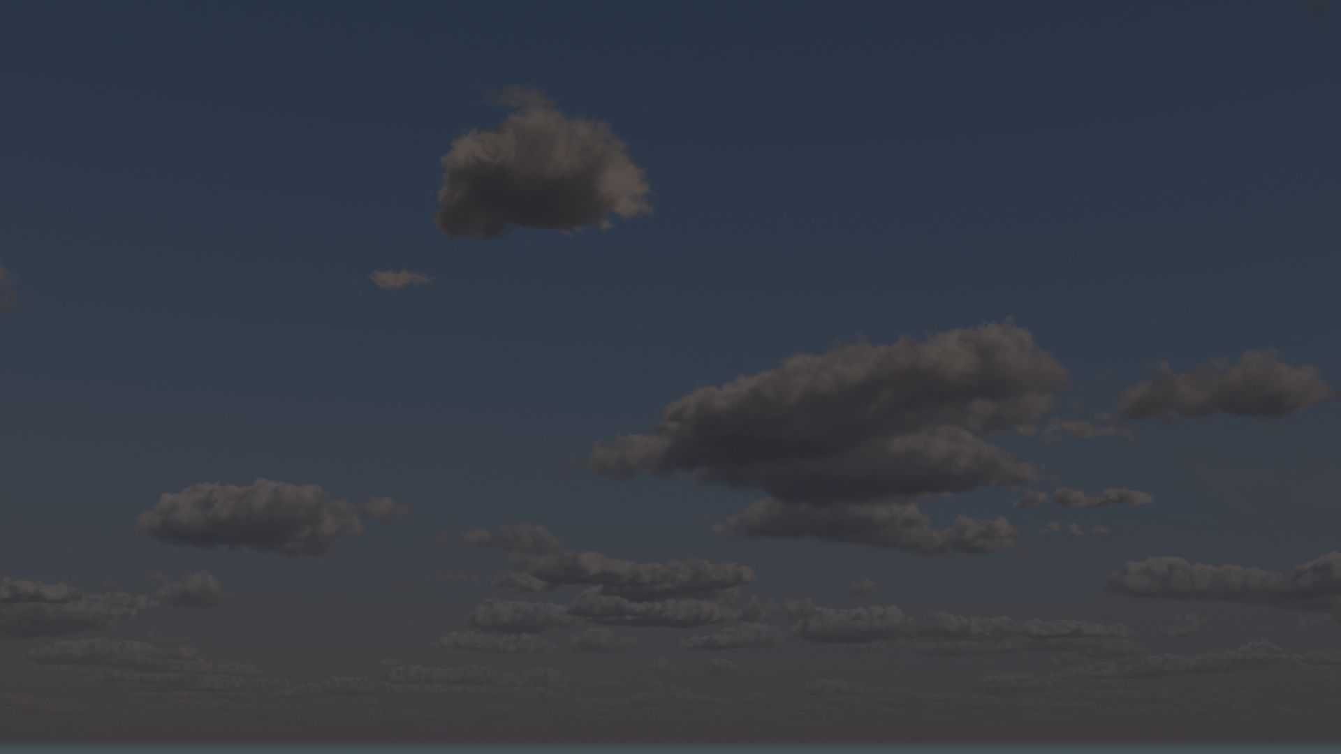 Morning At Half Past Five AM Sky 3D model_3