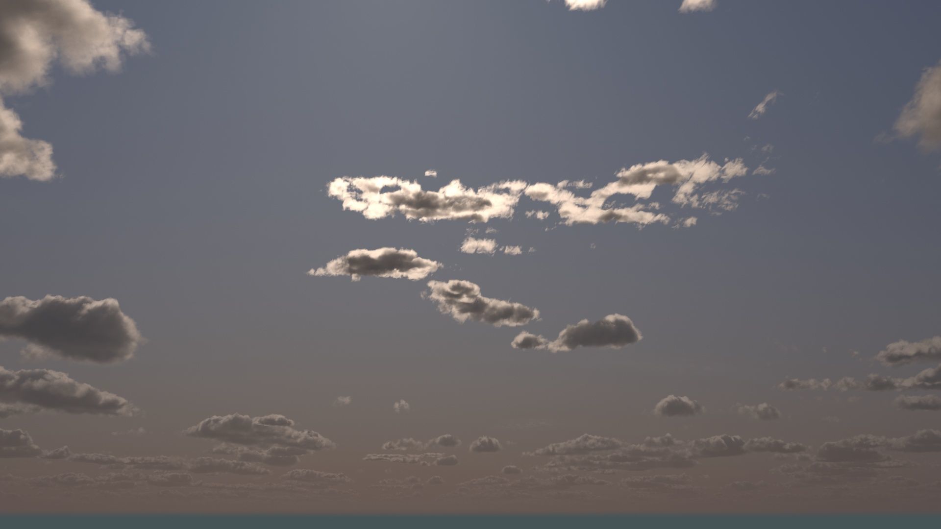 Morning At Half Past Five AM Sky 3D model_9