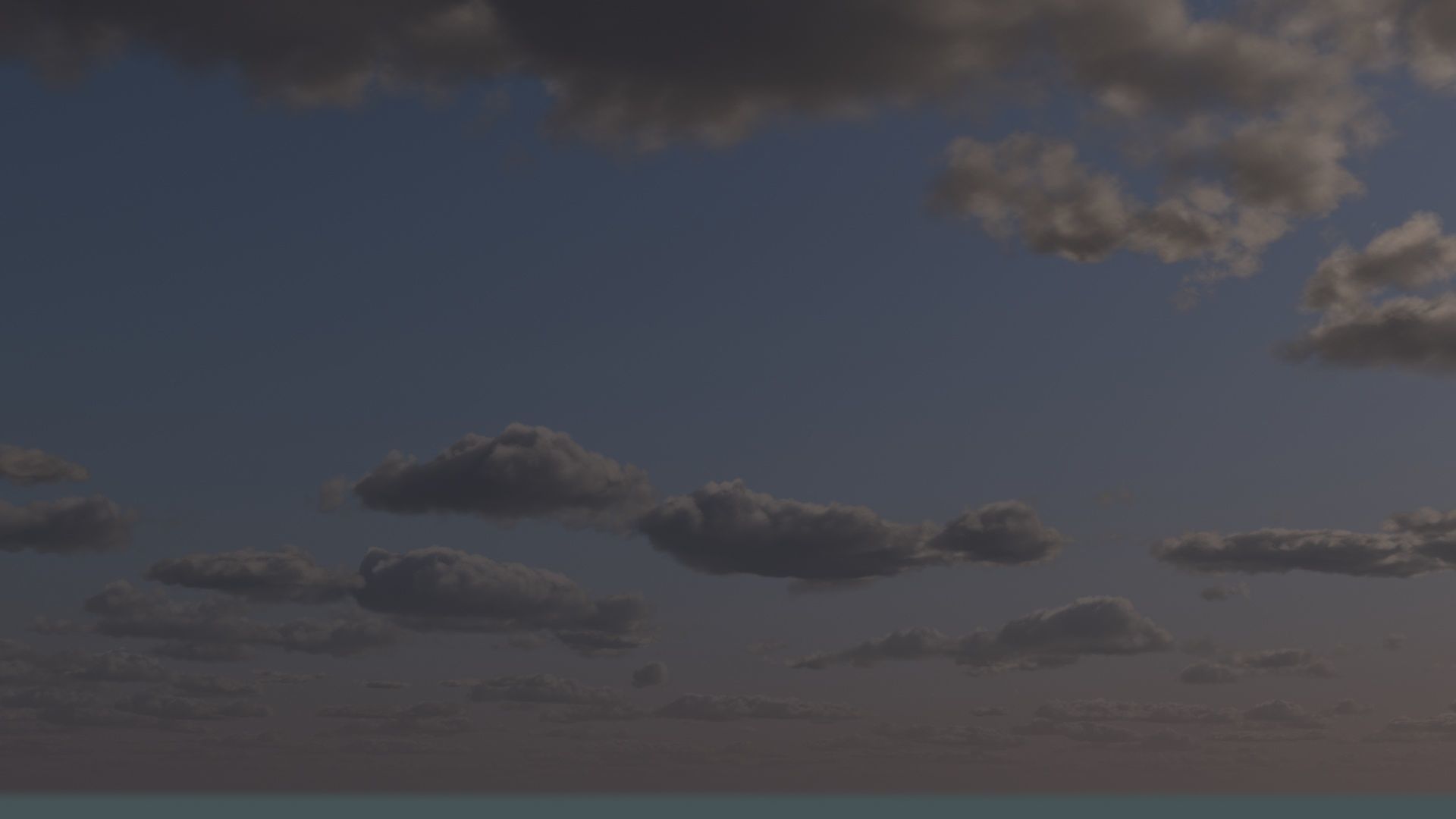 Morning At Half Past Five AM Sky 3D model_1