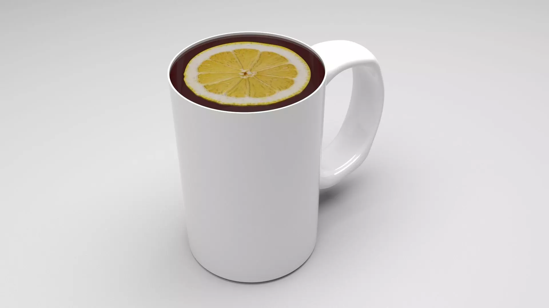 Tea With Lemon 3D model