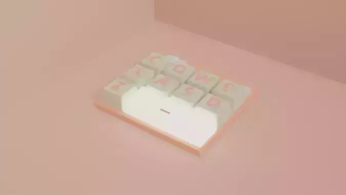 KeyBoard Mini 3D Model