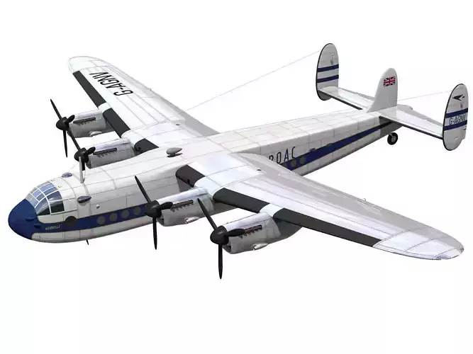 Avro York 3D model
