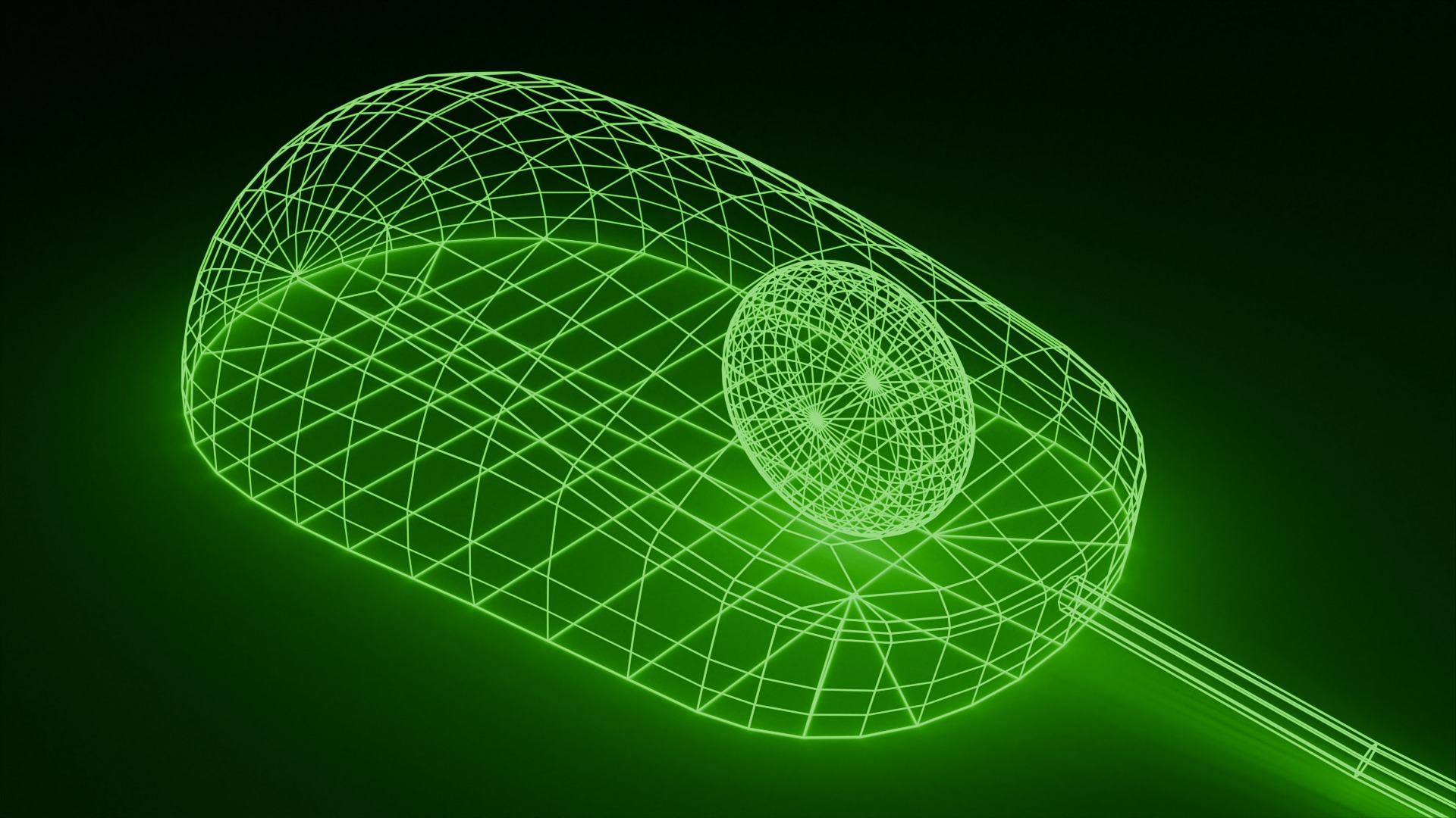 Old Computer Low-poly 3D model_31