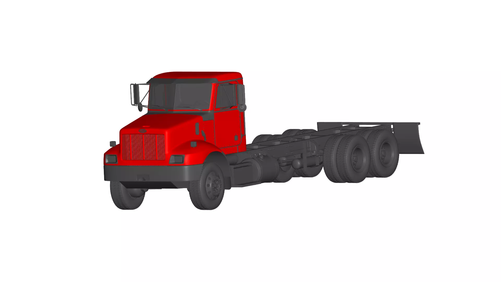 Peterbilt 330 truck 3D model