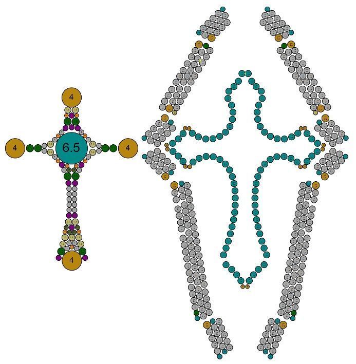 Custom Cross Diamond Pendant - Crucifixion Cross Necklace  3D print model_18