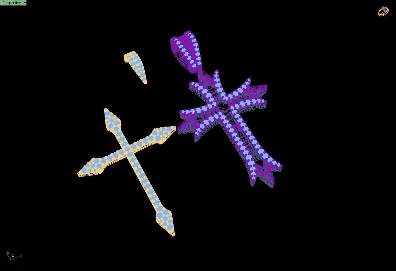 Custom Cross Diamond Pendant - Crucifixion Cross Necklace  3D print model_17