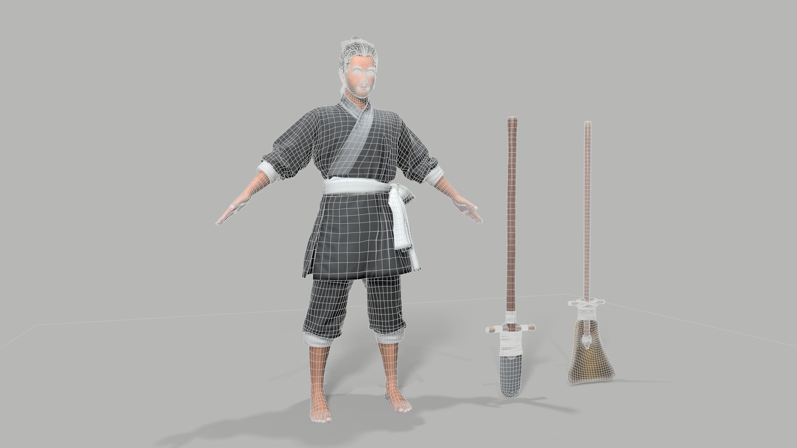 farmer Low-poly 3D model_11