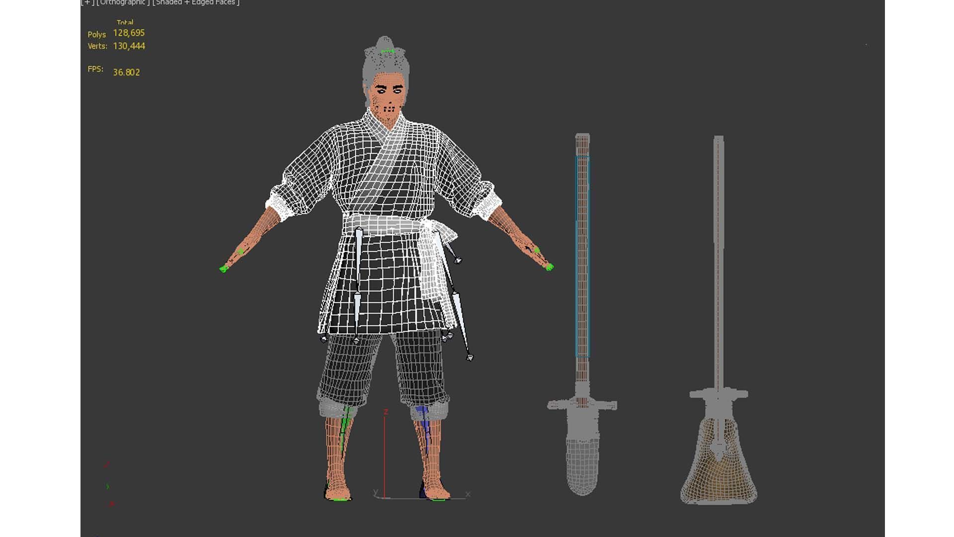 farmer Low-poly 3D model_13