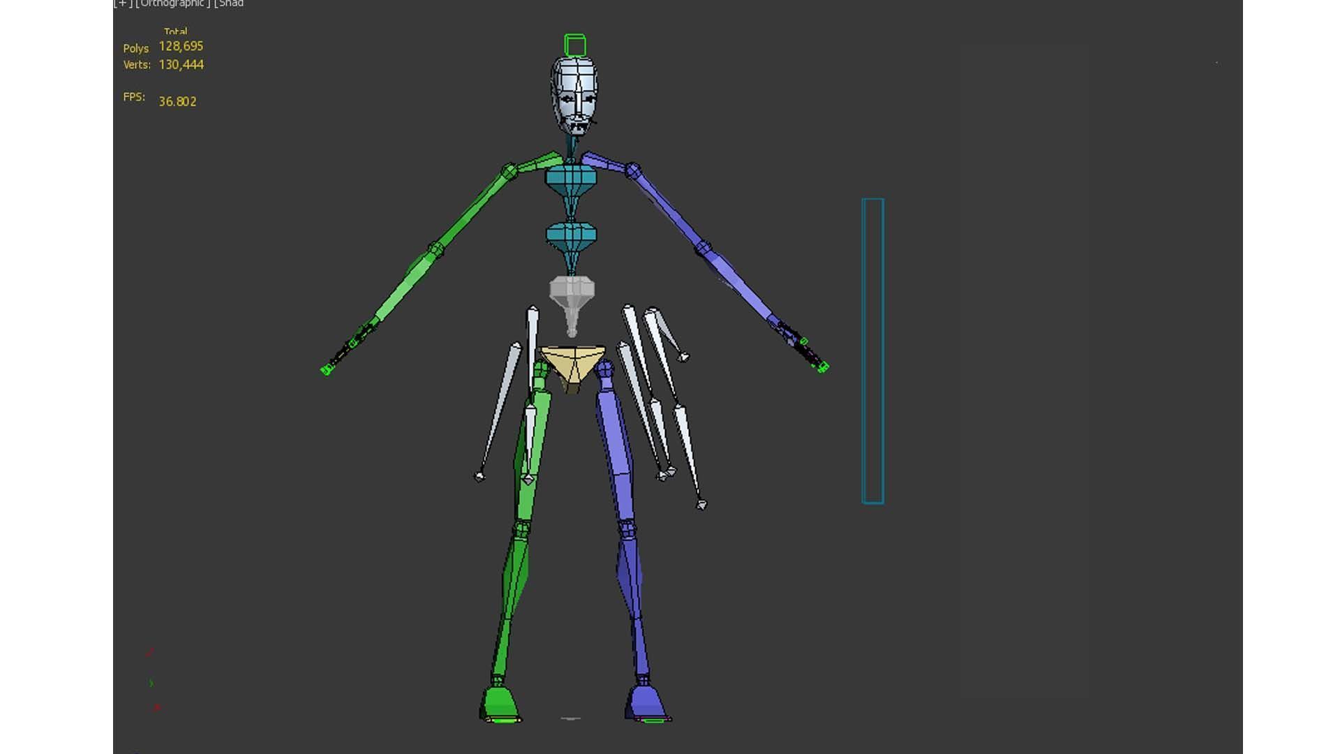 farmer Low-poly 3D model_12