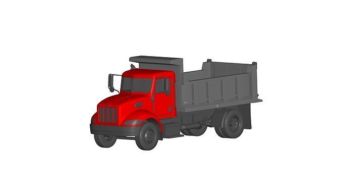 Peterbilt 340  Truck   3D model