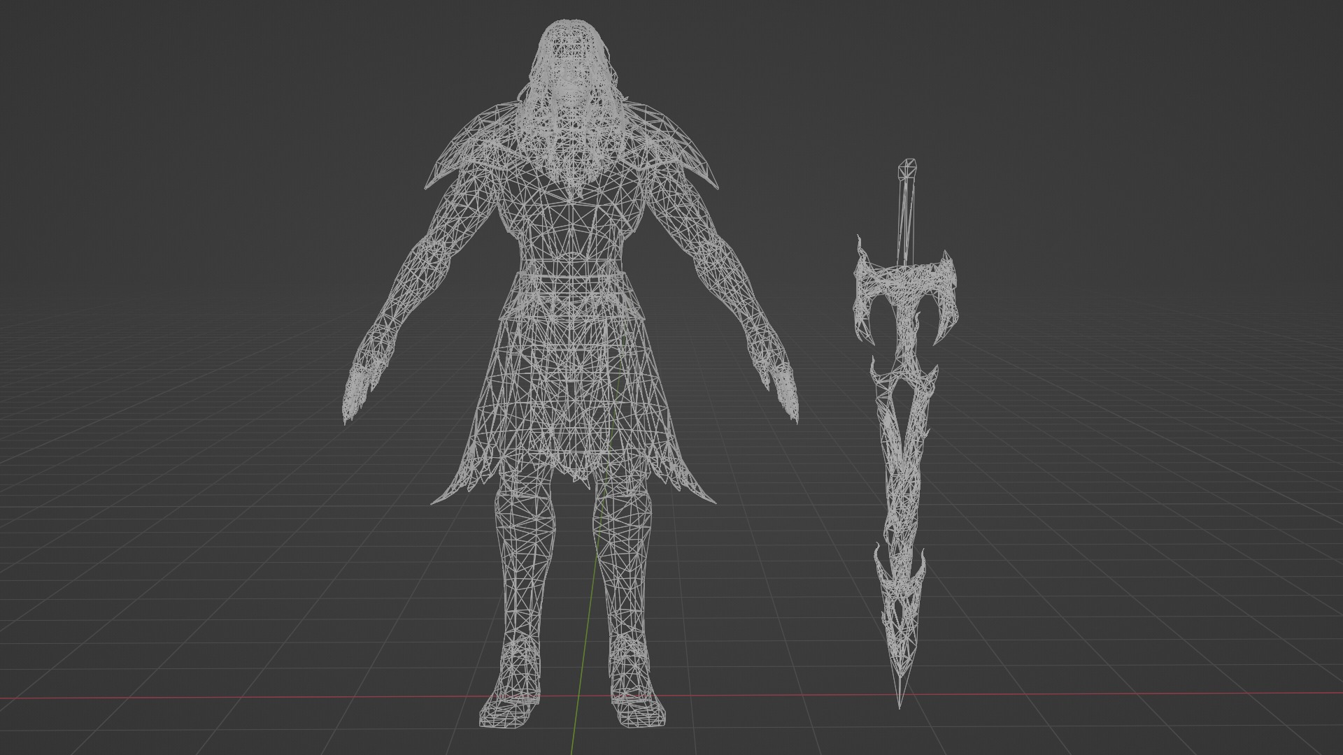 Knull  Low-poly 3D model_6