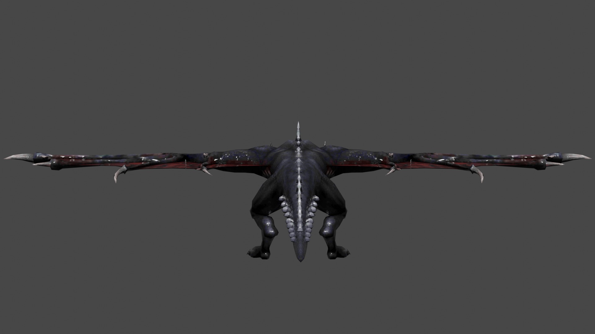 Knull  Low-poly 3D model_9