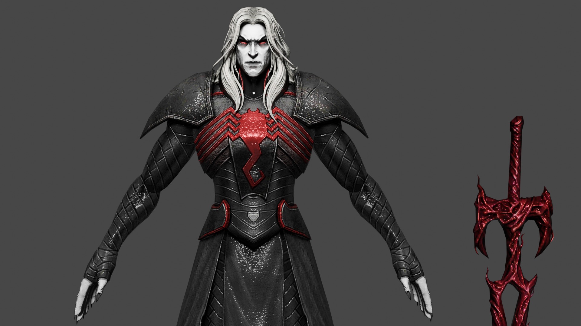 Knull  Low-poly 3D model_1