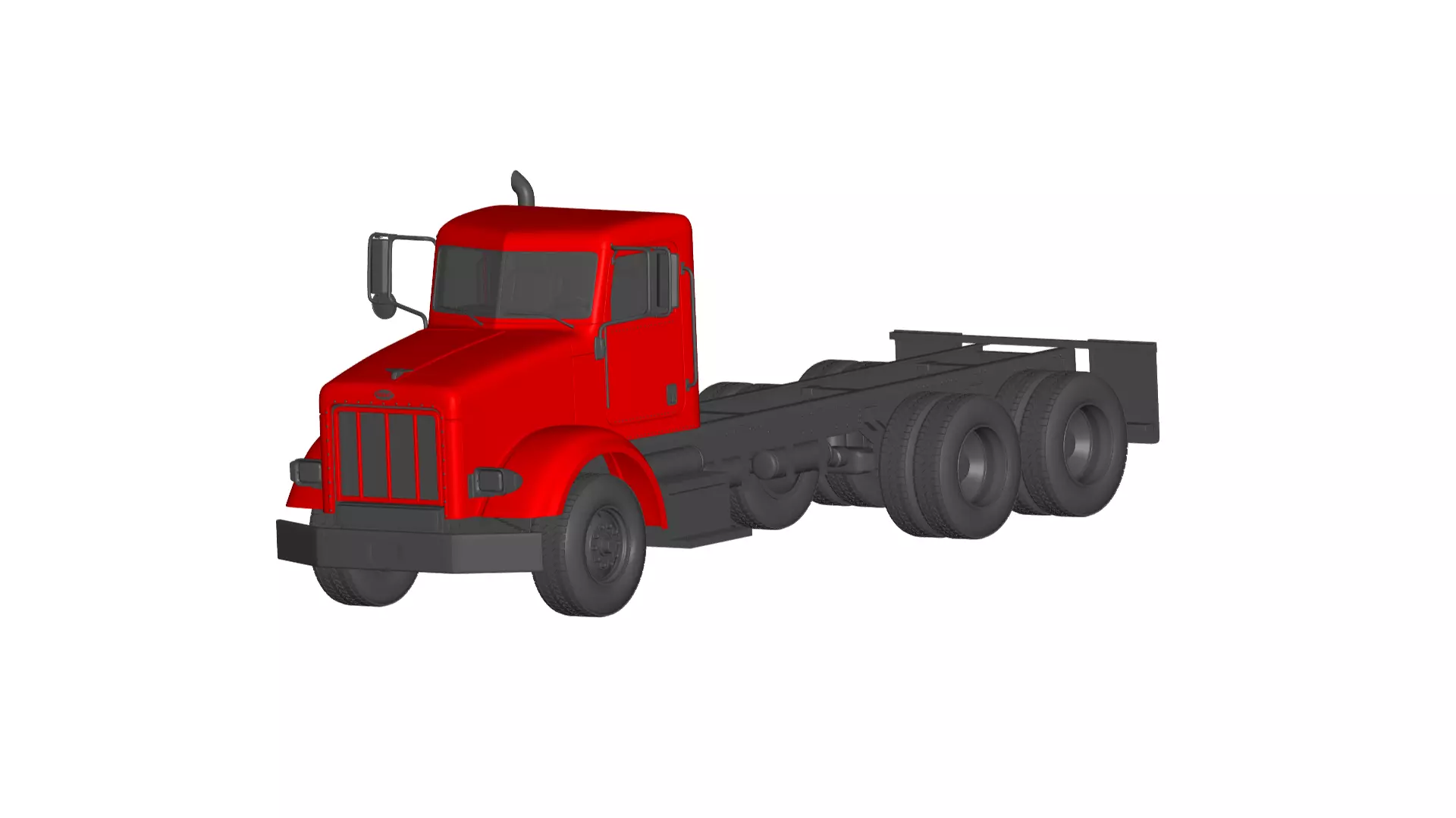 Peterbilt 357 Truck 3D model