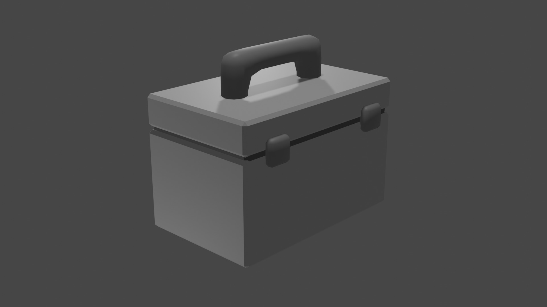 Low poly Medkit White Free low-poly 3D model_3