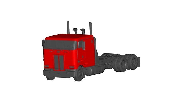 Peterbilt 362  Truck  3D model