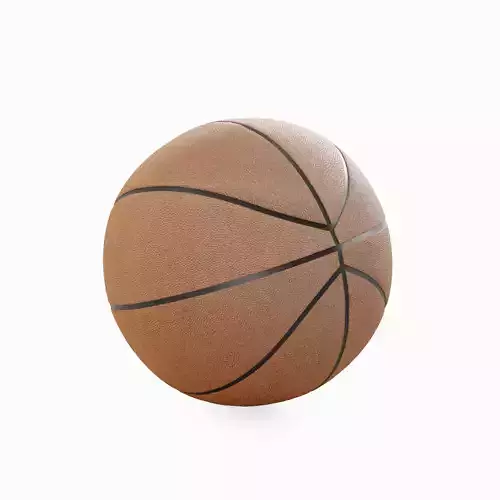 Basketball Ball Leather 4K 02