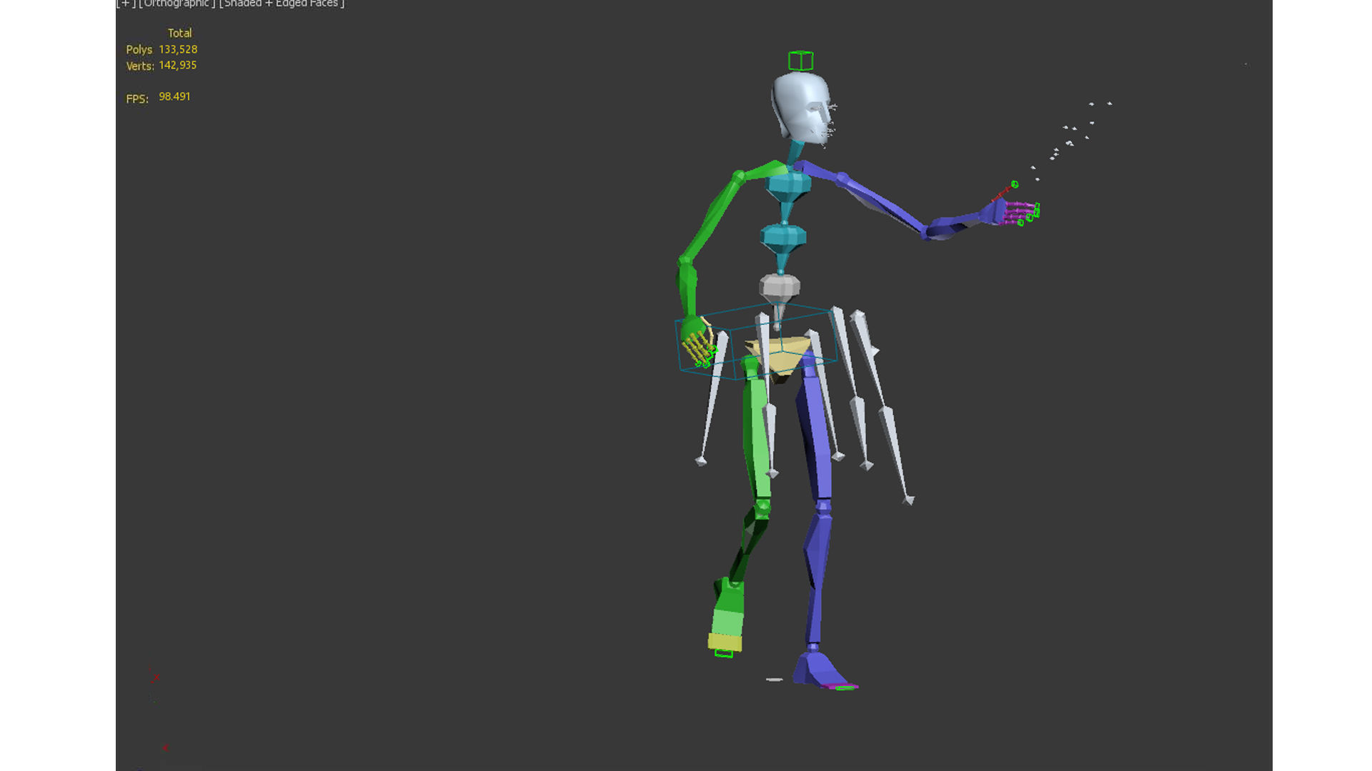 farmer avatar Low-poly 3D model_11