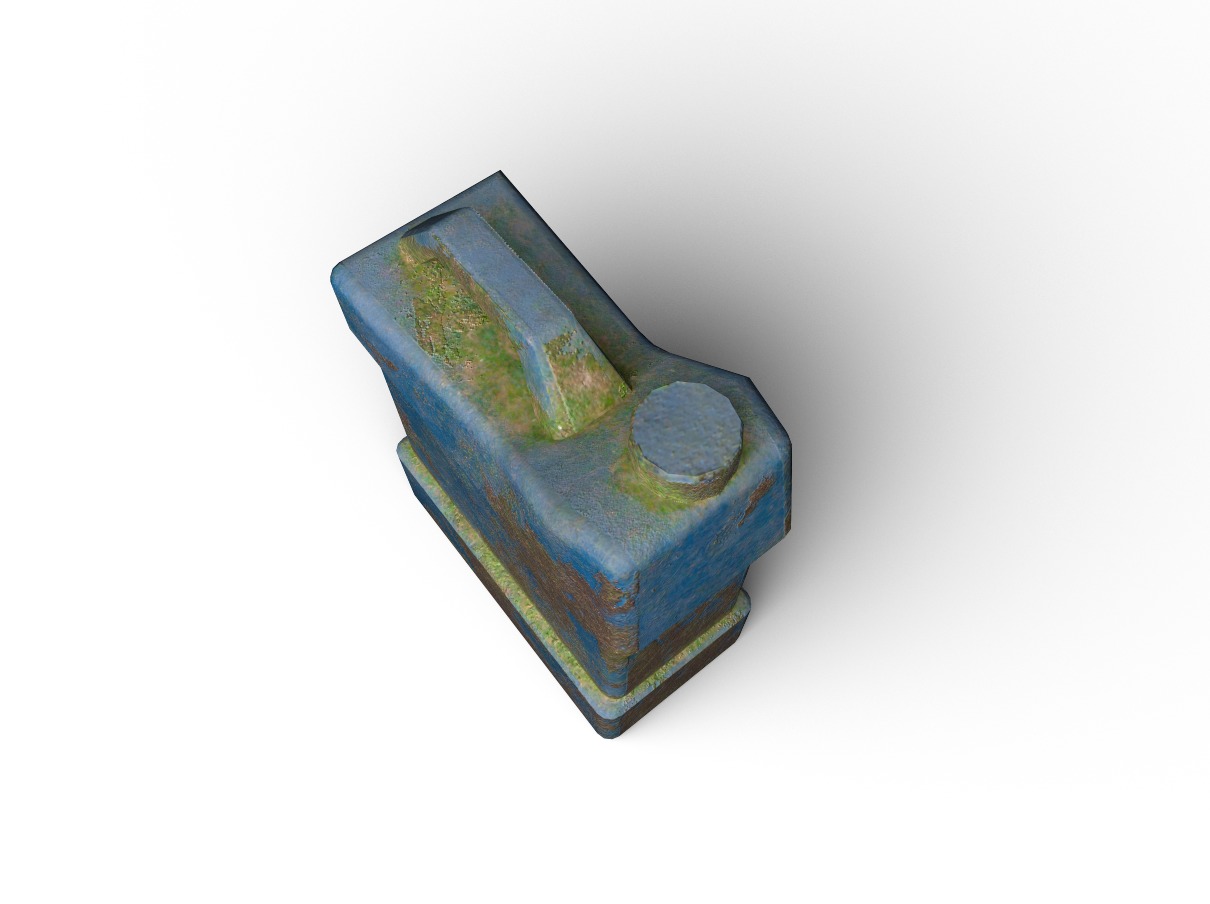 Old Dirty Gas Can 3D model Low-poly 3D model_7