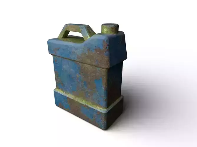 Old Dirty Gas Can 3D model