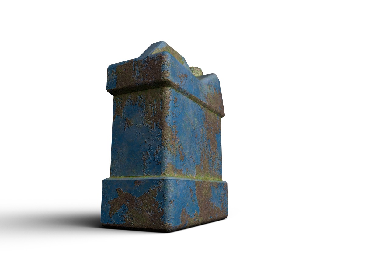 Old Dirty Gas Can 3D model Low-poly 3D model_5
