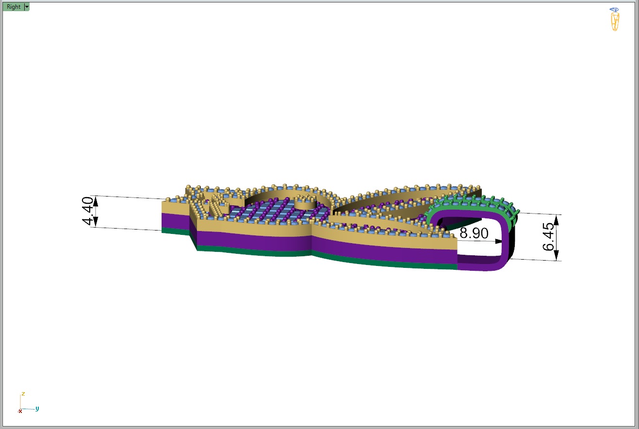 Custom Playboy Bunny Diamond Necklace - Rabbit Pendant  3D print model_12