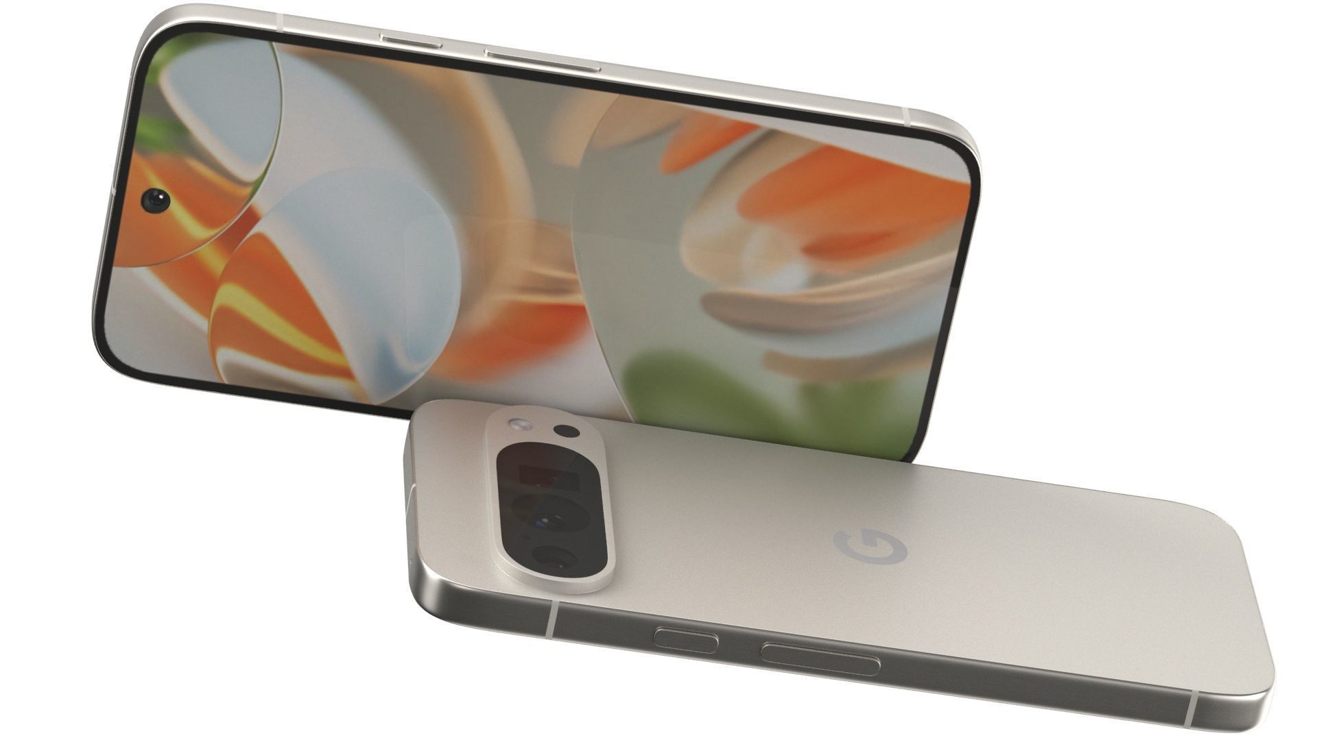 Google Pixel 9 Pro Porcelain 3D model_4