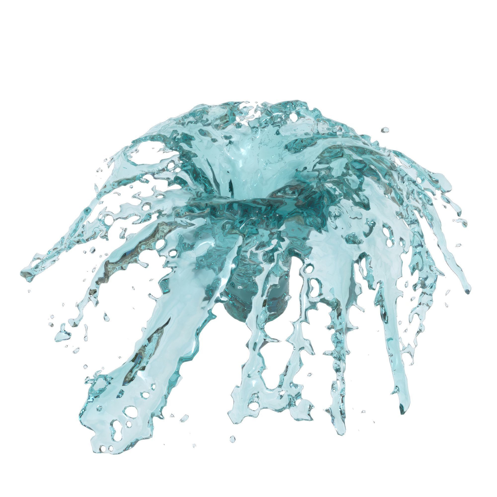 10 Water Splash Vol 8 3D model_8