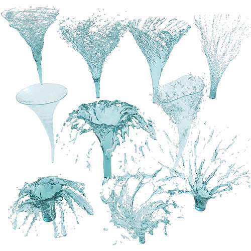 10 Water Splash Vol 8 3D model
