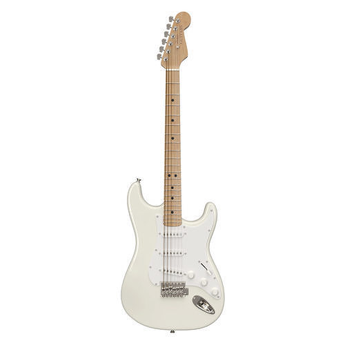 Electric guitar style Fender Stratocaster Low-poly 3D model