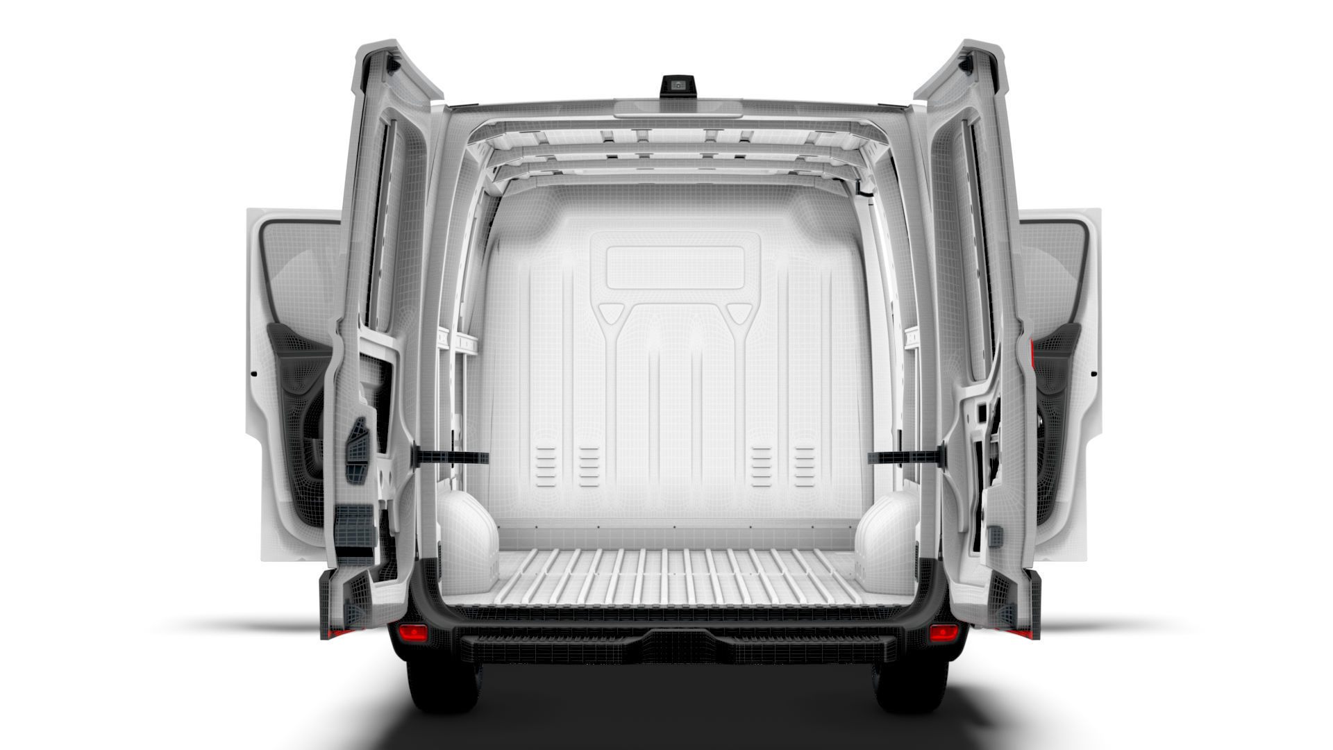 Renault Master Van L1H1 HQInterior 2023 3D model_24