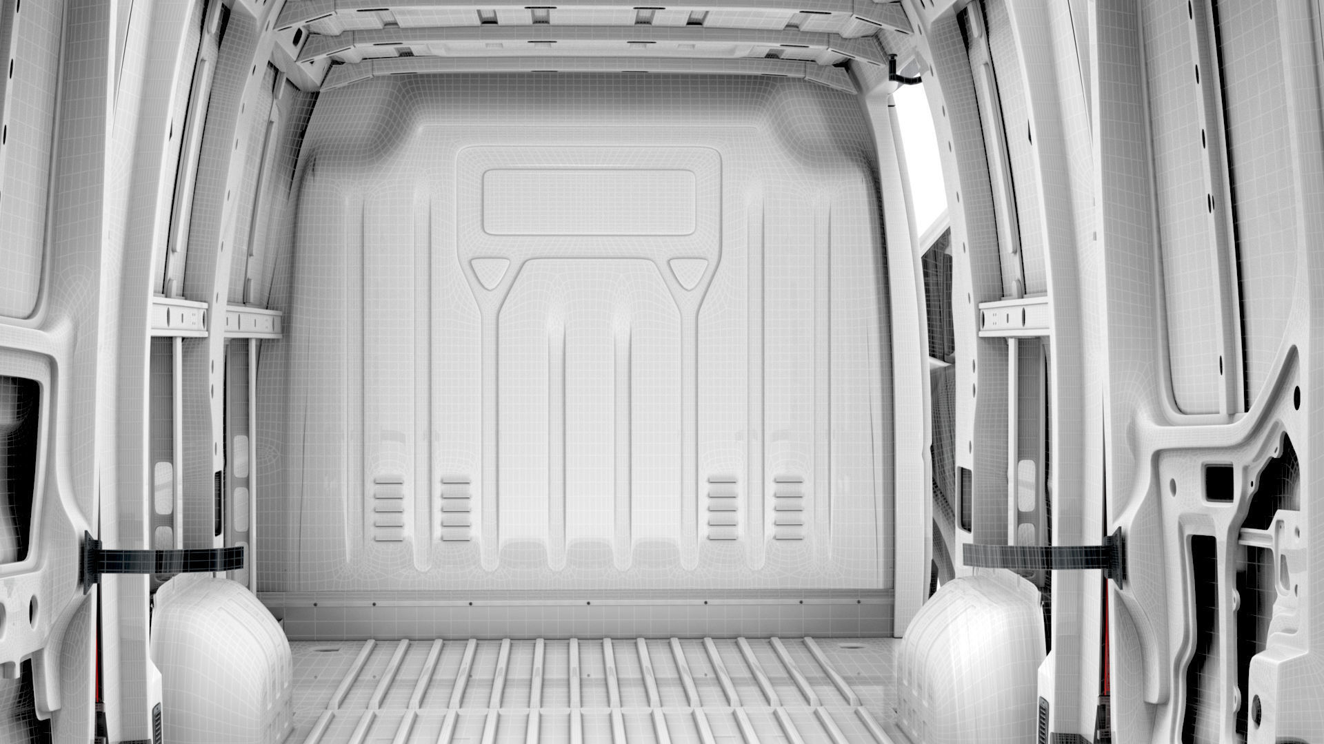 Renault Master Van L1H1 HQInterior 2023 3D model_27