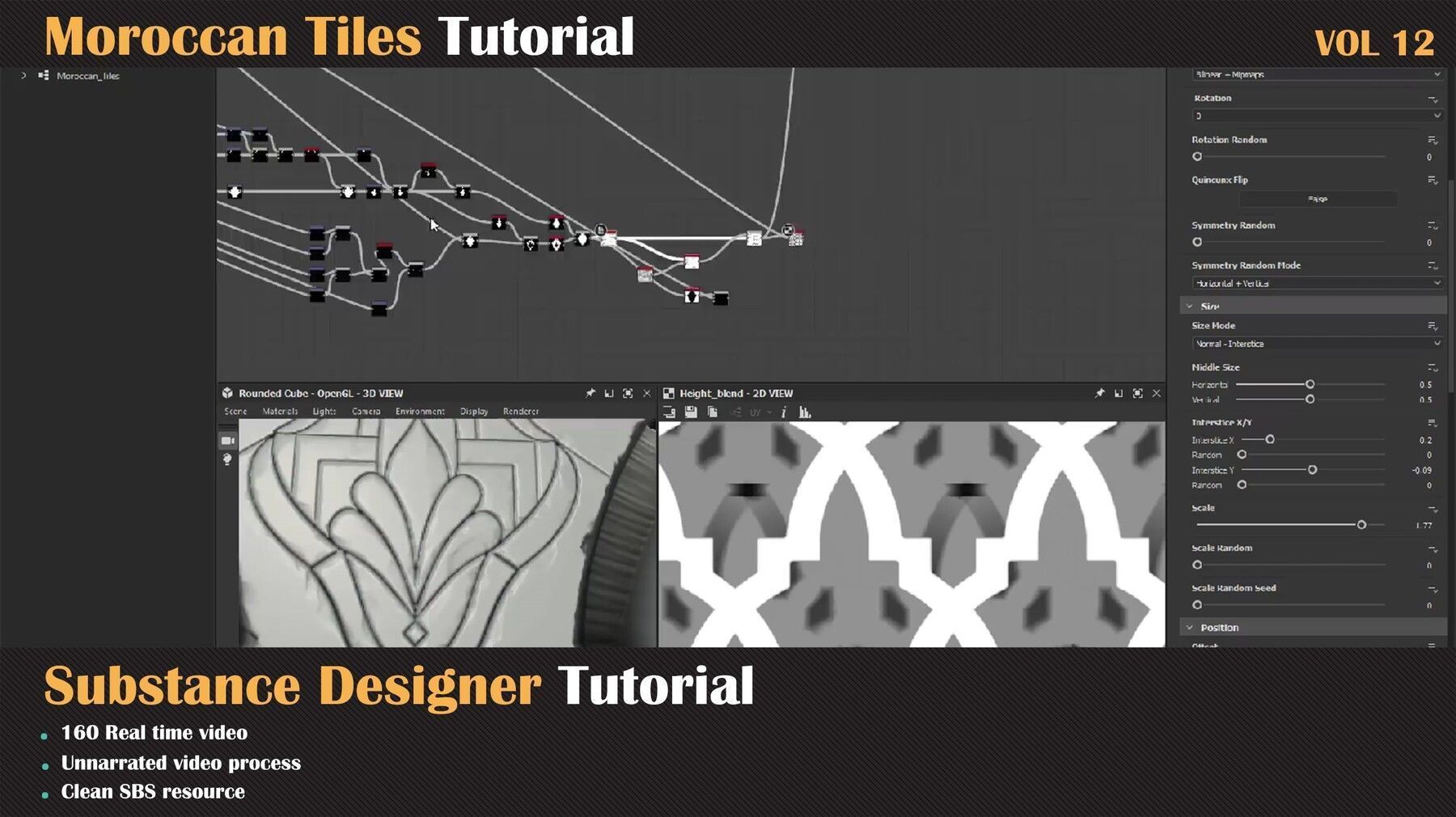 Moroccan Tiles Tutorial - VOL 12 3D model_4