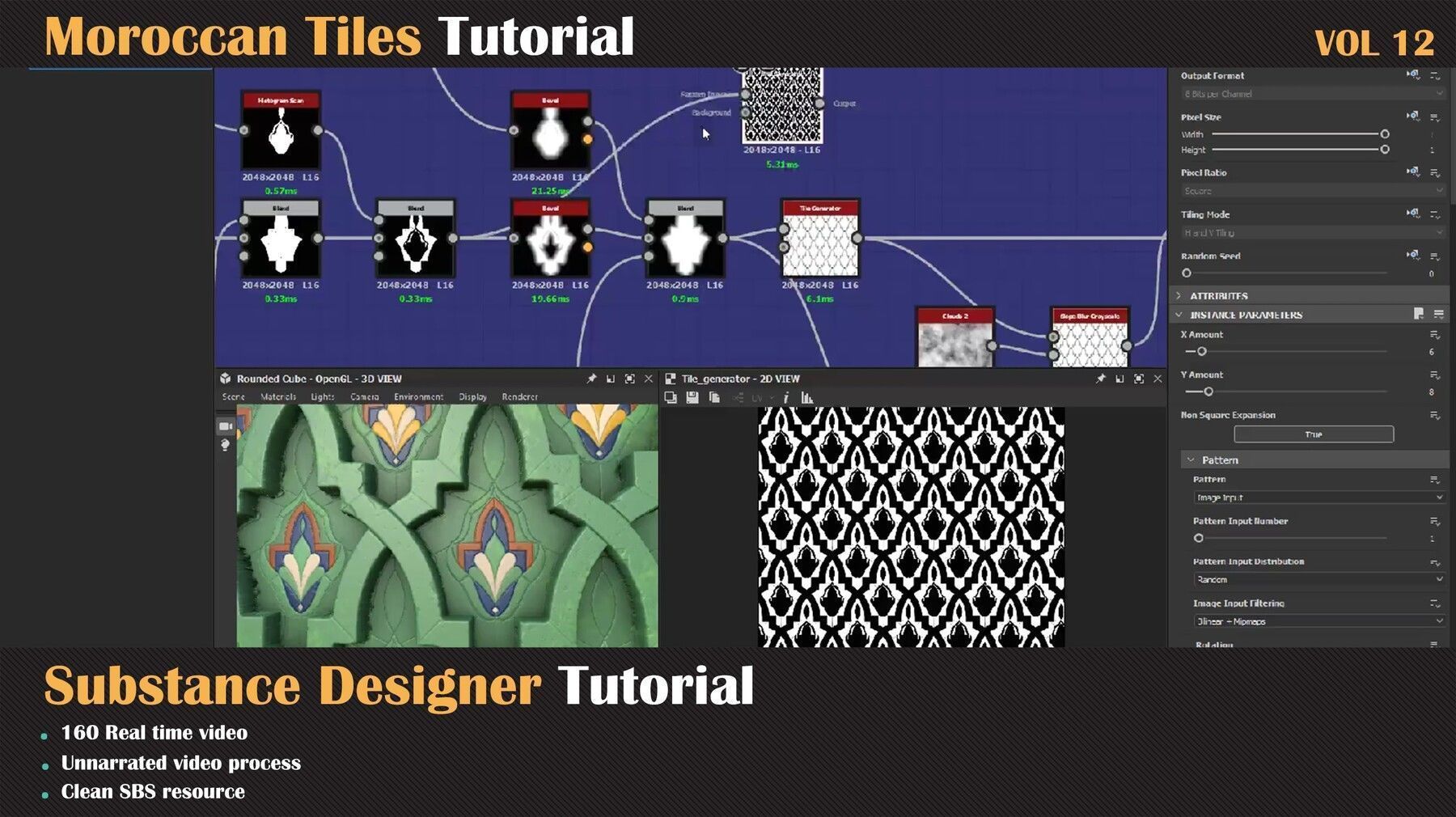 Moroccan Tiles Tutorial - VOL 12 3D model_1