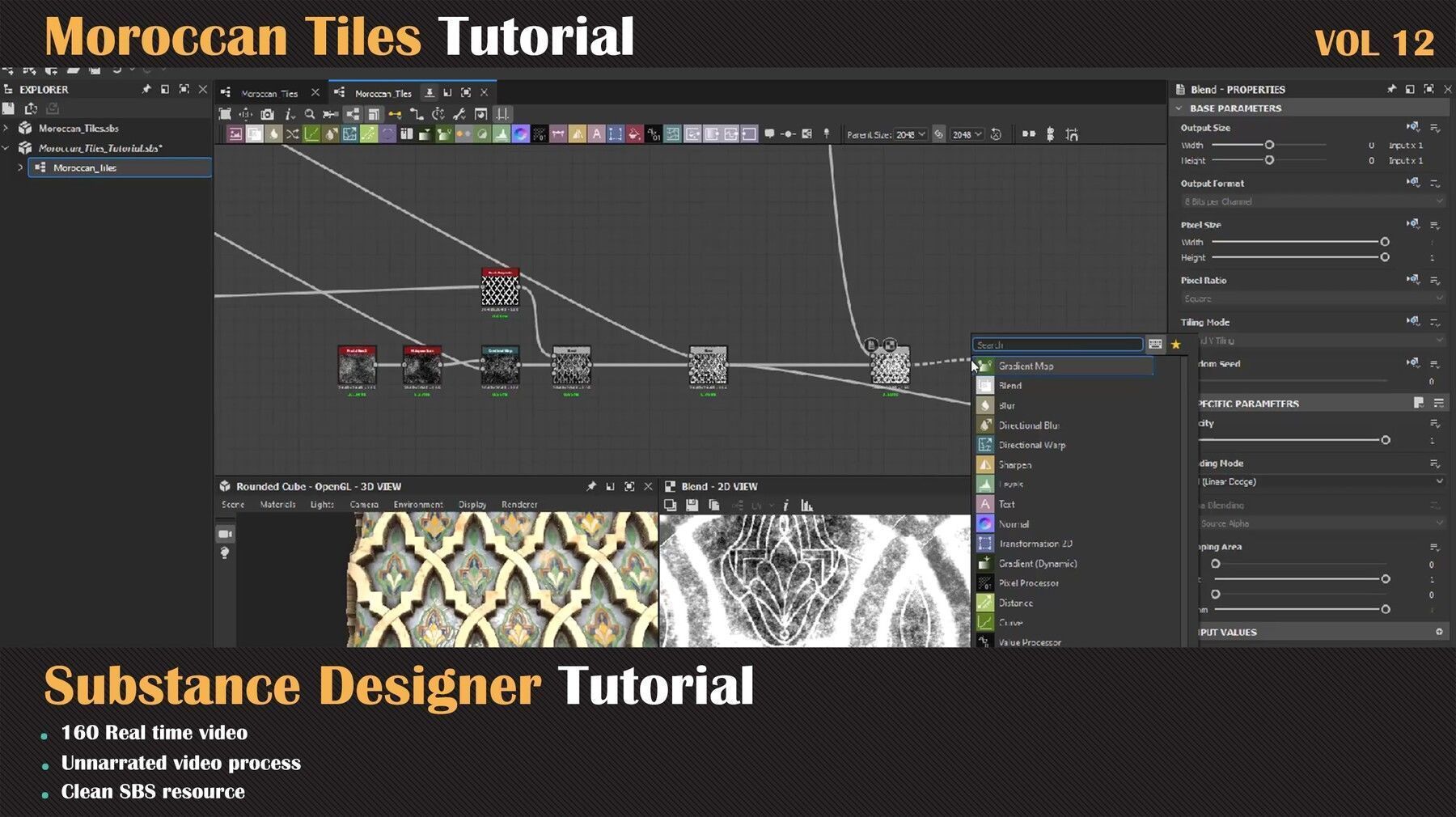 Moroccan Tiles Tutorial - VOL 12 3D model_2