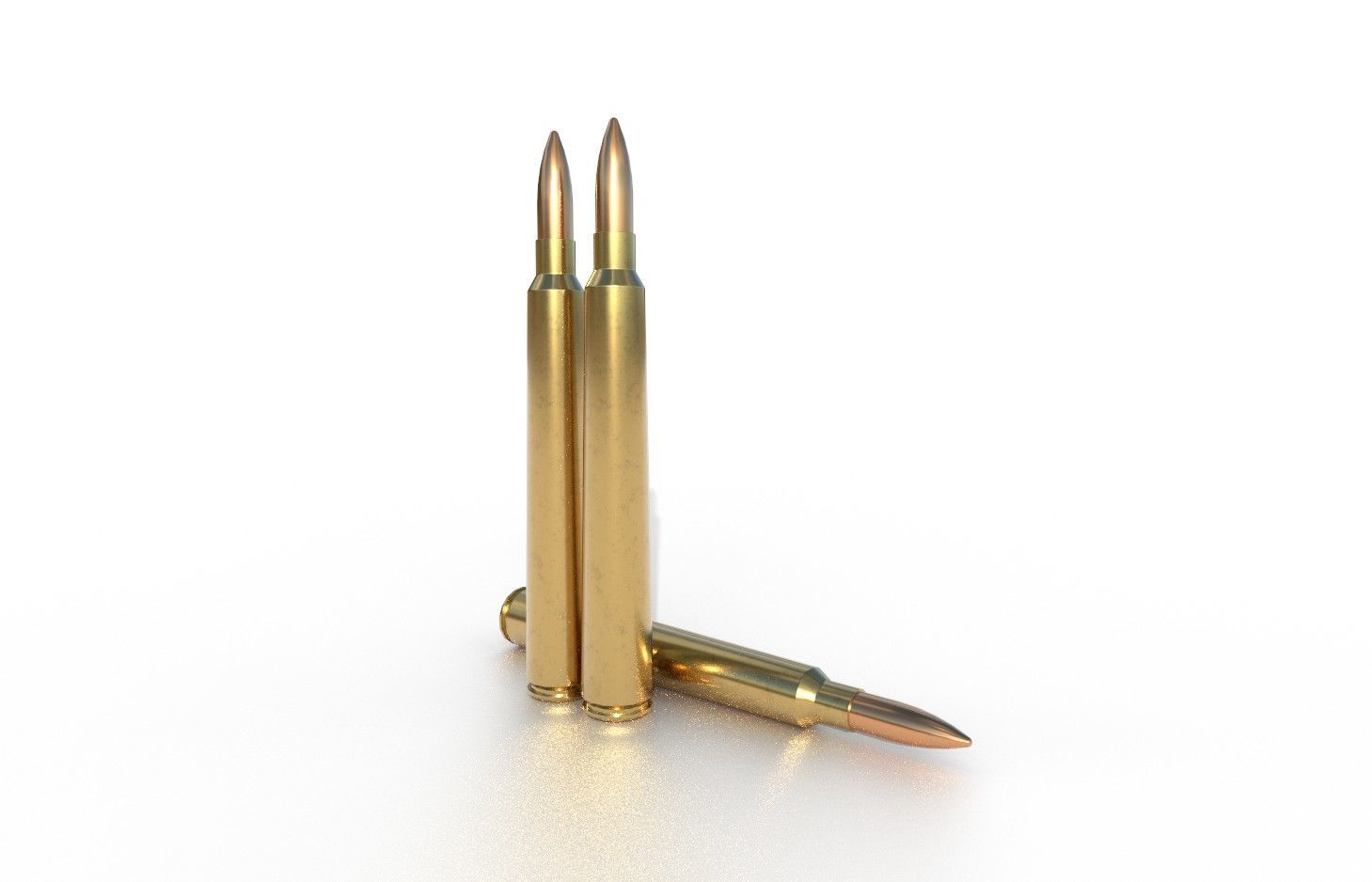 792 x 107 mm Polish Ammo Low-poly 3D model_2